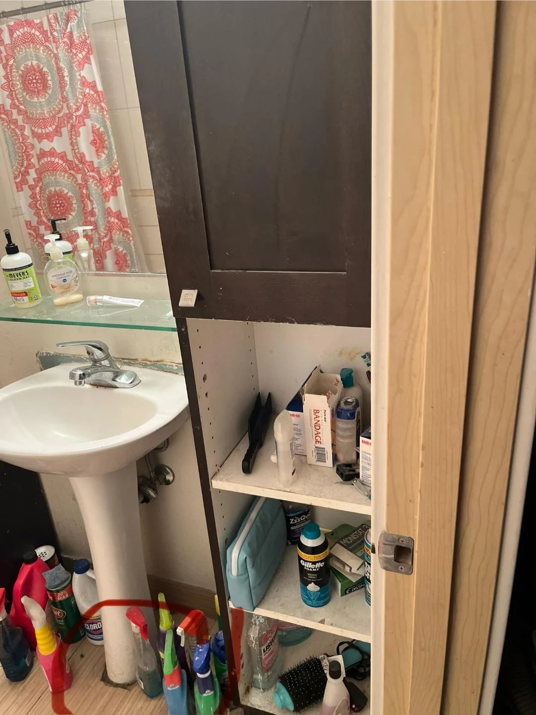 Bathroom before remodel