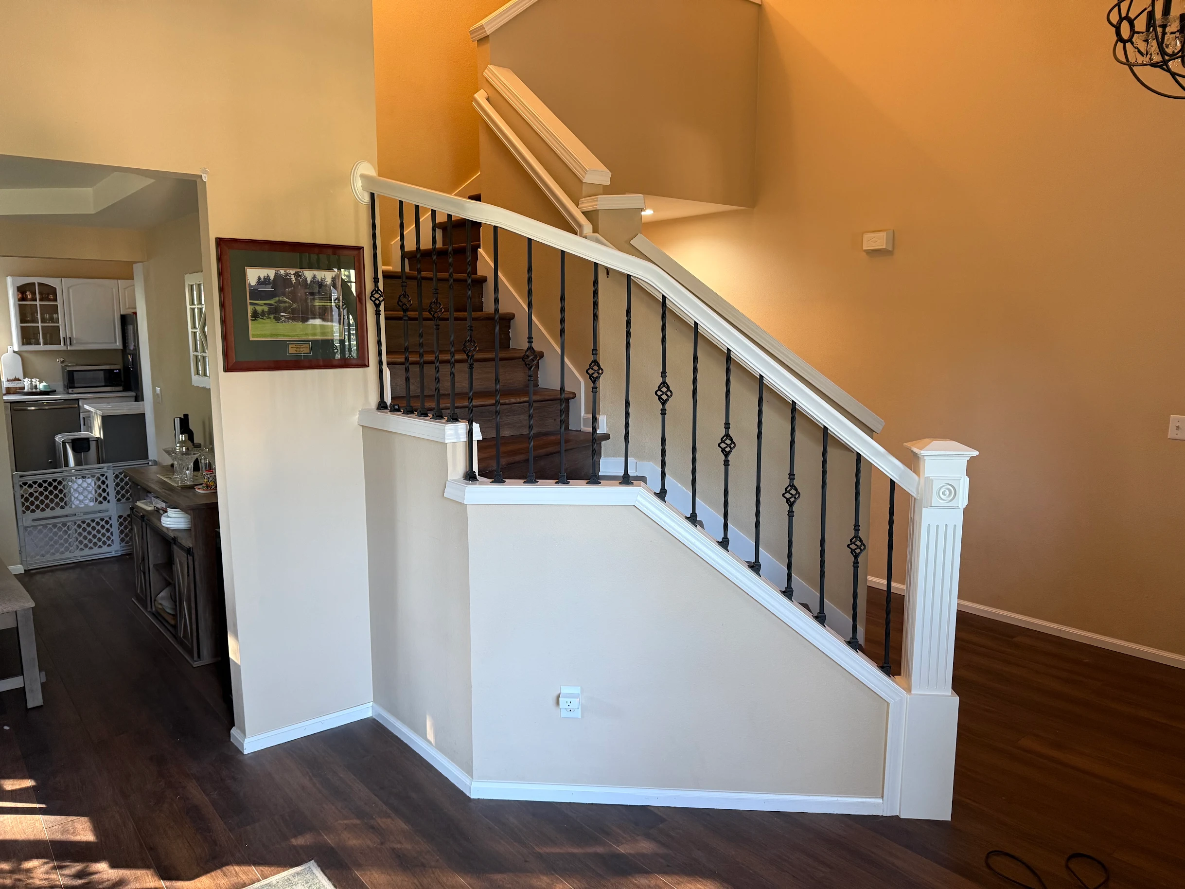 Staircase refresh, wide view